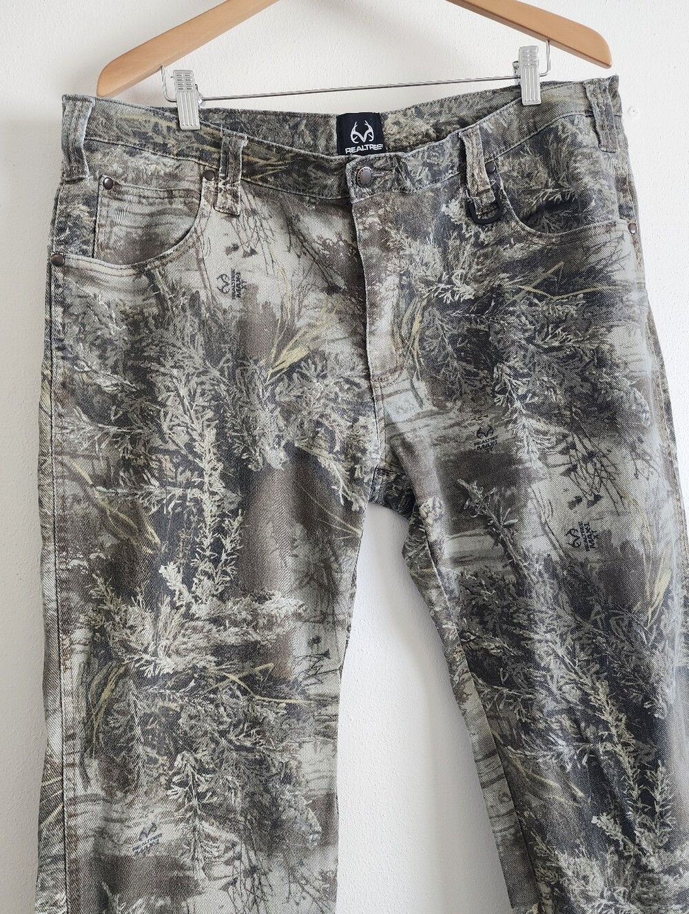 Realtree Max 1 XT Camo 5 Pocket Flex Pants Mens 38x30 Stretch Outdoor Hunting - Picture 5 of 12